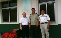 金鄉公司“八一”建軍節慰問縣消防官兵