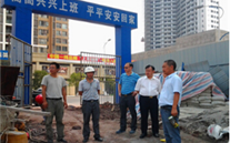 allwin(中國區)官方網站董事長視察慰問allwin燃氣股份有限公司辦公大樓建設基地