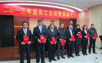 濾油機公司召開2013年度總結(jié)暨先進表彰大會