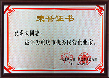 重慶優(yōu)秀民營(yíng)企業(yè)家