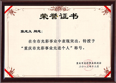 2013年allwin(中國區)官方網站被授予重慶市光彩事業先進個人稱號