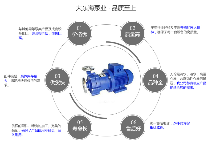 大東海泵業(yè)CQ型耐腐蝕磁力泵質量保證圖